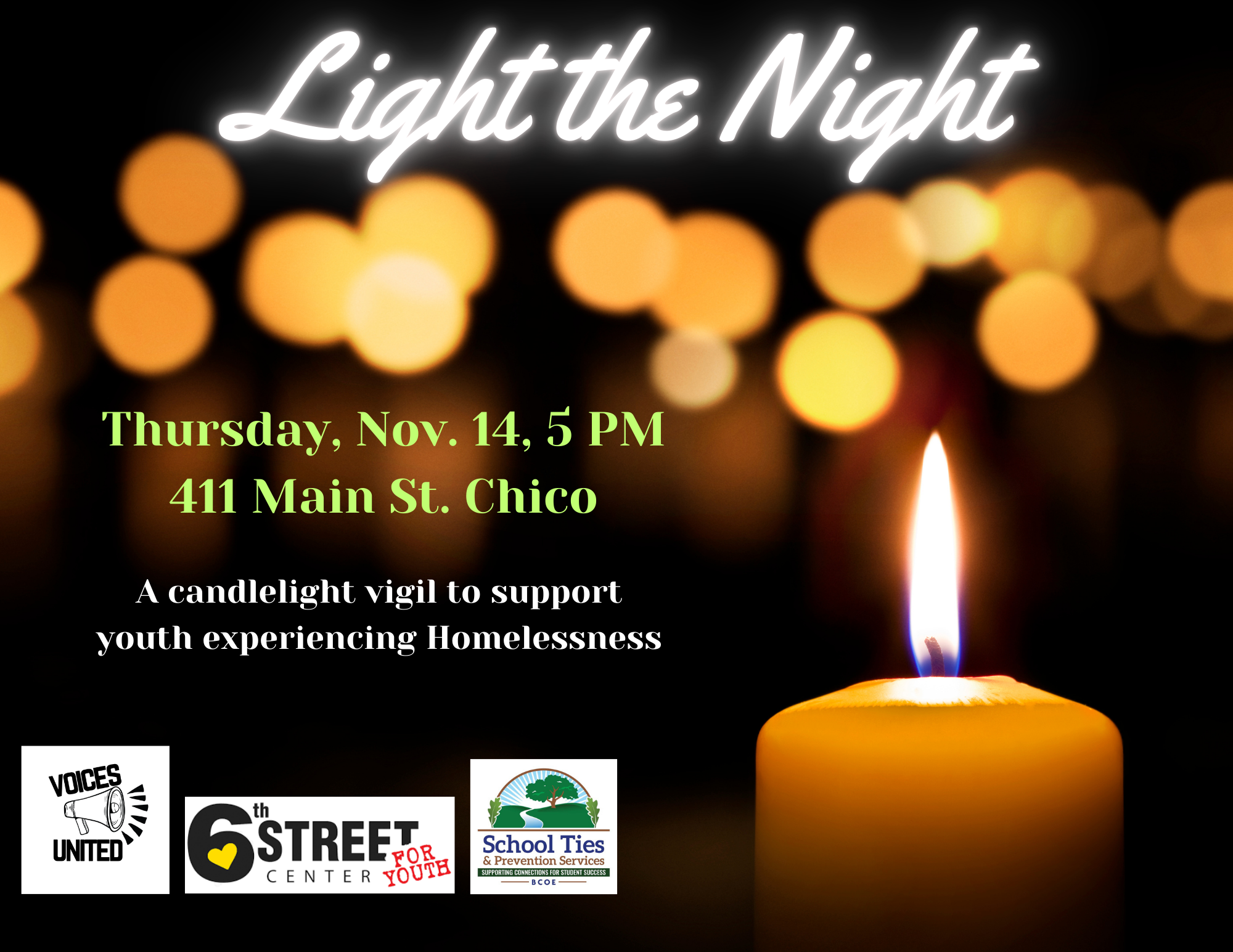 BCOE Observing National Homeless Youth Awareness Month